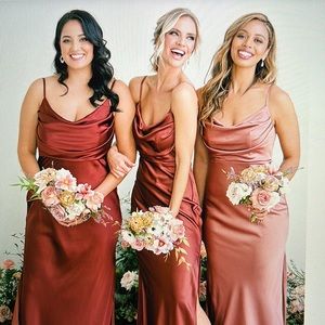 Skye Satin Dress from Revelry